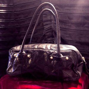 Charles David Black Leather Purse